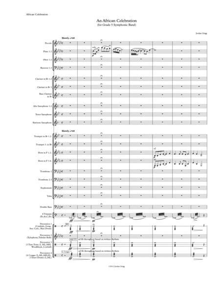  A Symphonic Celebration: Score by N